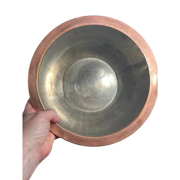 James Casey Hand Made Arts & Crafts Mission Copper & Brass Ice Champagne Bucket - Picture 6 of 16